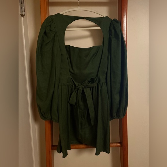 Reformation Brodie Linen Dress 0